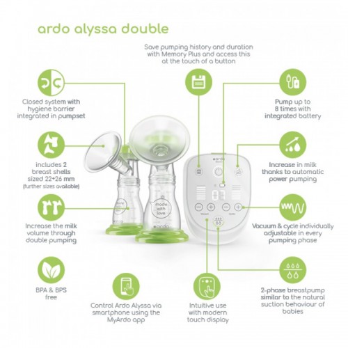 Ardo Alyssa Double Electric Breast Pump